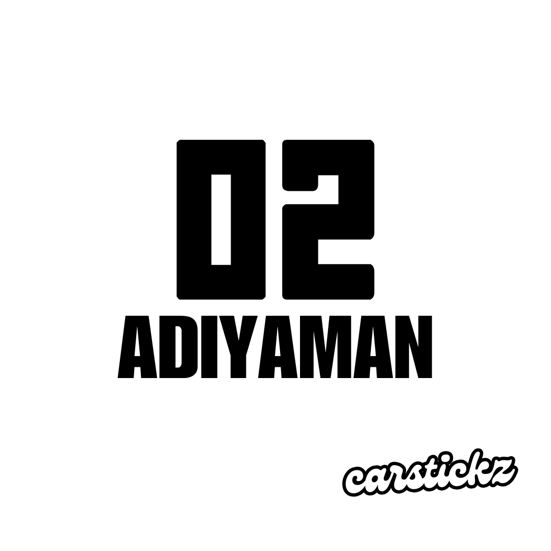 ADIYAMAN 02 (8cmx3cm) - carstickz