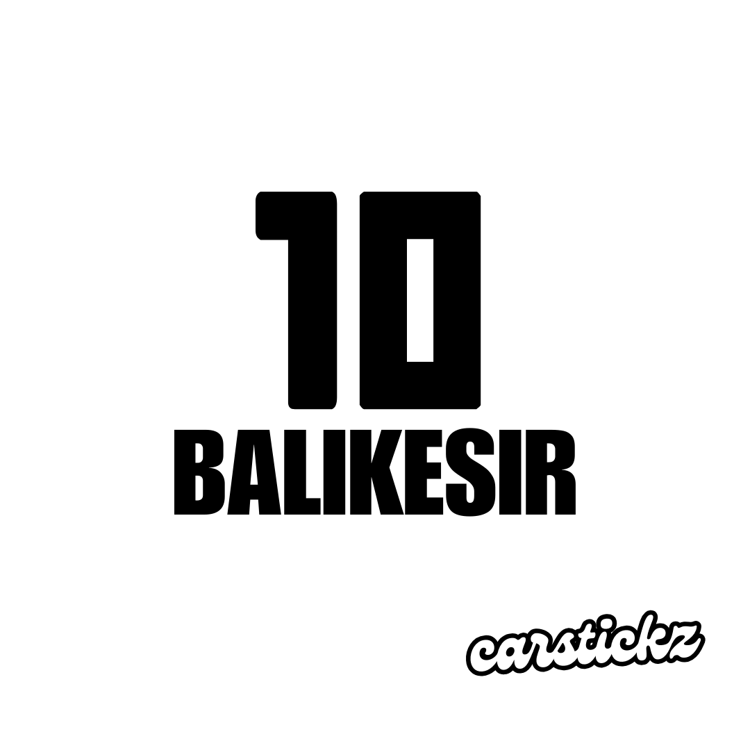 BALIKESIR 10 (8cmx3cm) - carstickz