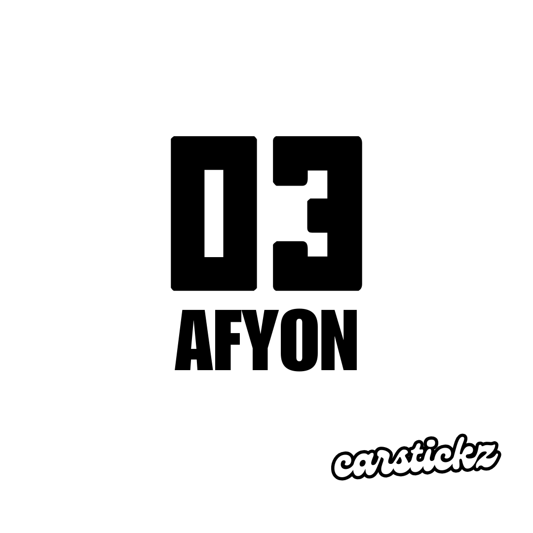 AFYON 03 (8cmx3cm) - carstickz