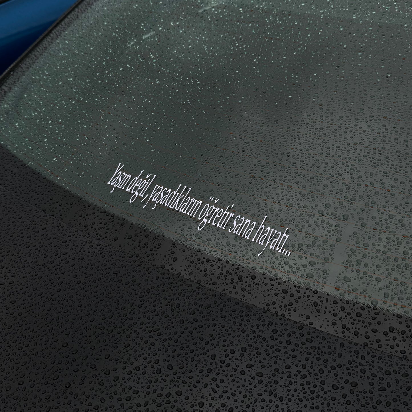 YASIN DEGIL, YASADIKLARIN ÖGRETIR SANA HAYATI... (3cmx17cm) - carstickz