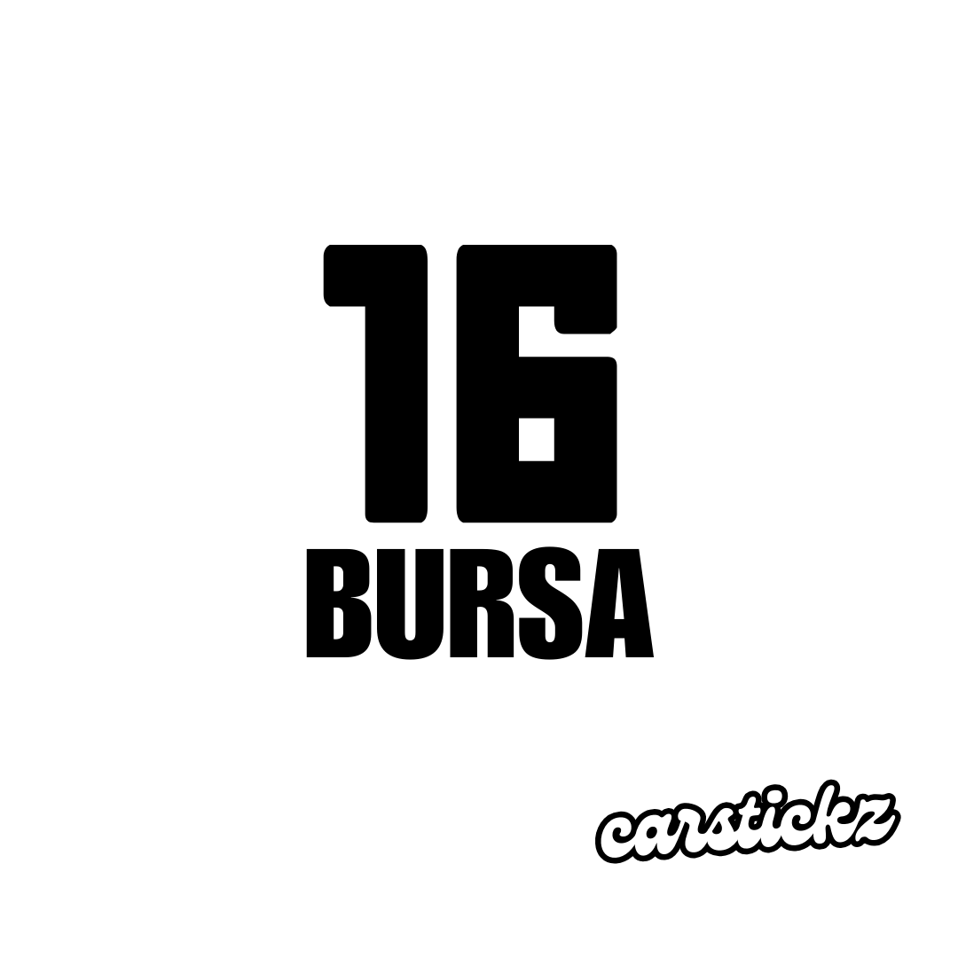 BURSA 16 (8cmx3cm) - carstickz
