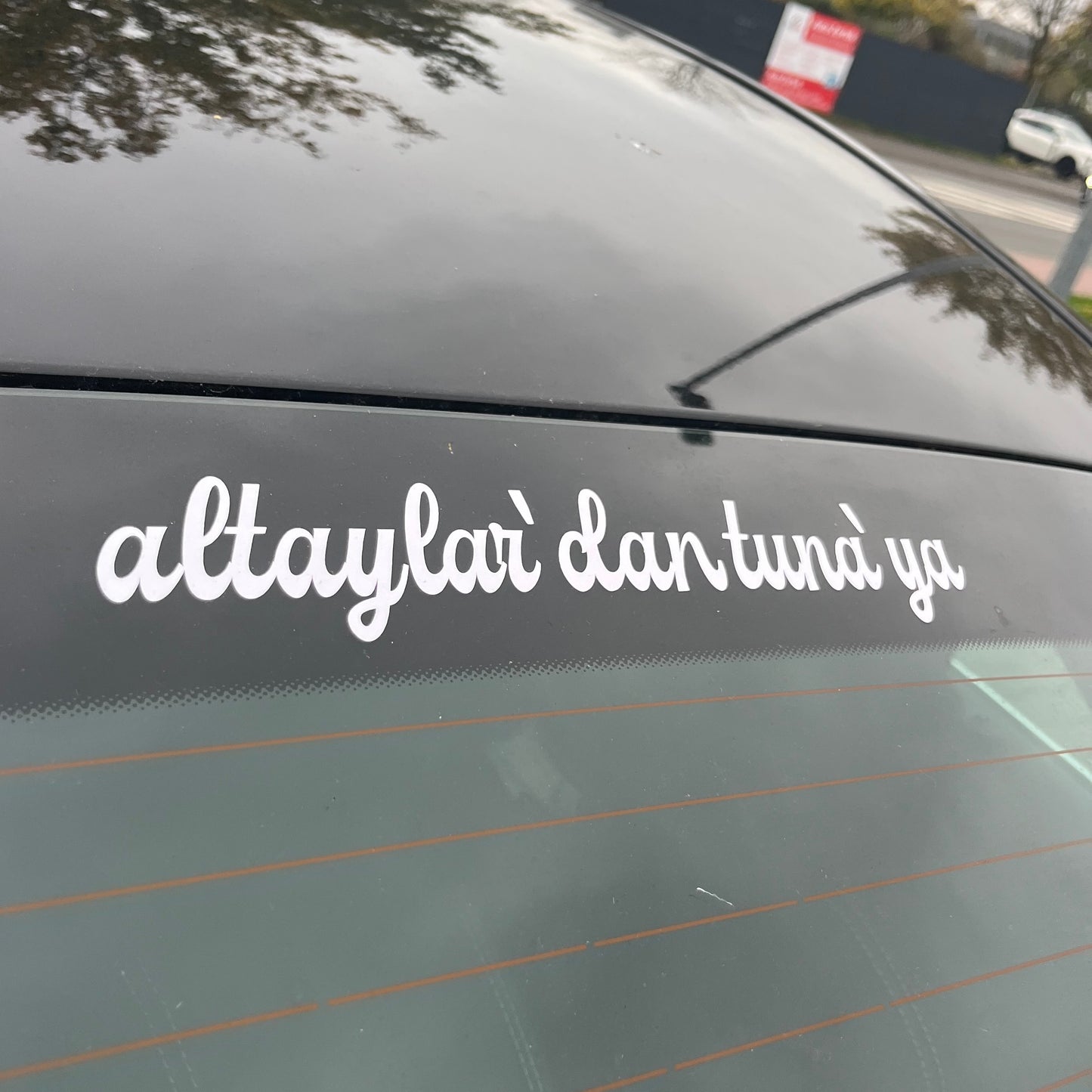 ALTAYLAR‘DAN TUNA‘YA (3cmx27cm) - carstickz