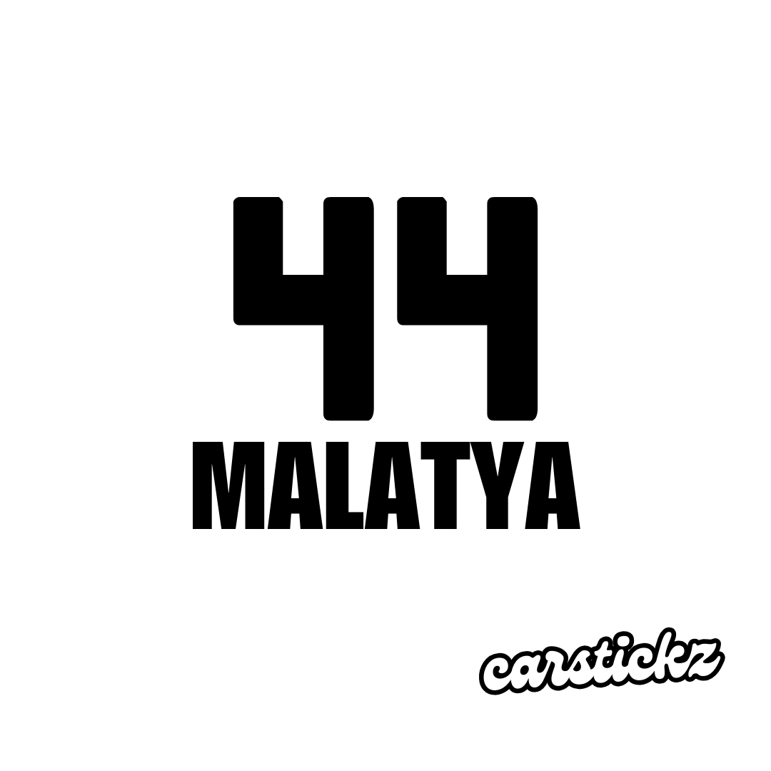 MALATYA 44 (8cmx3cm) - carstickz
