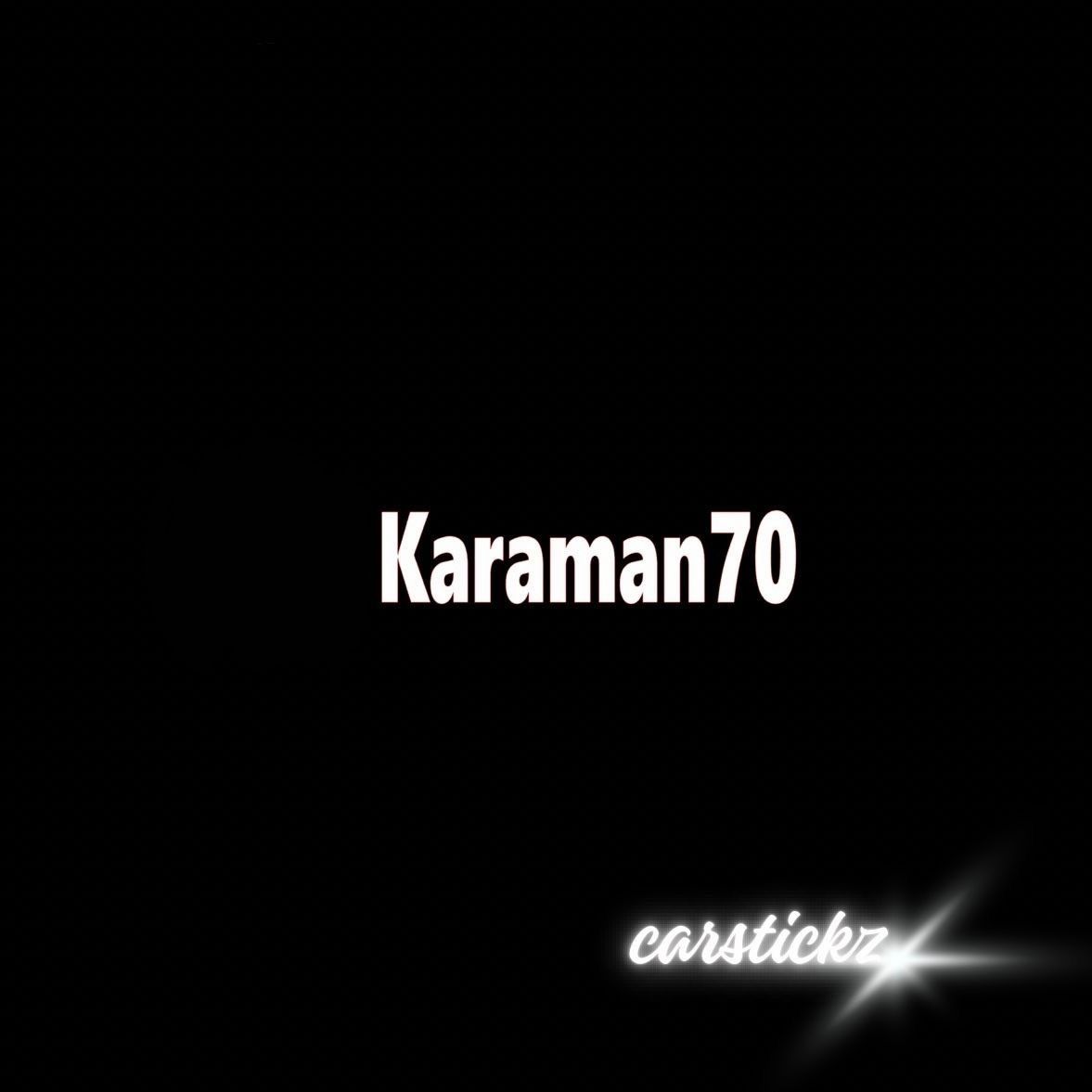 KARAMAN 70 - carstickz