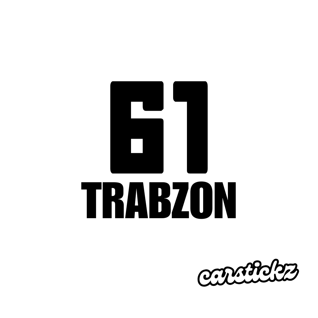 TRABZON 61 (8cmx3cm) - carstickz