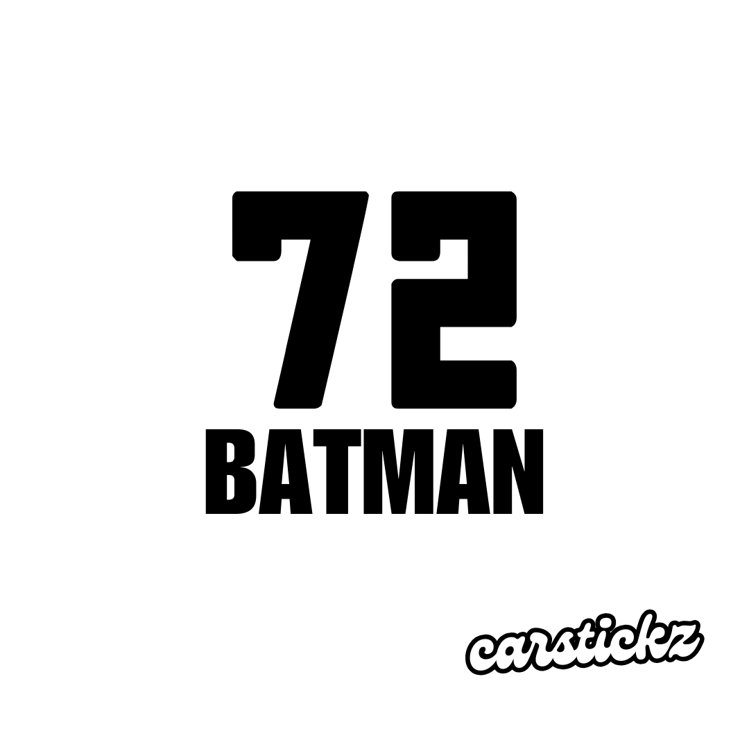 BATMAN 72 (8cmx3cm) - carstickz