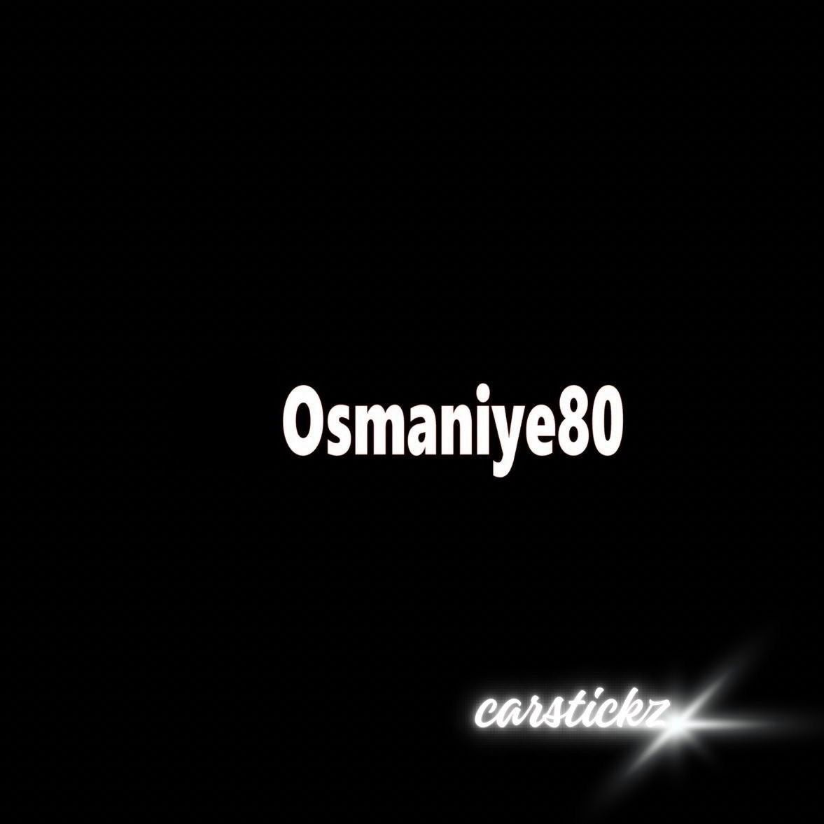 OSMANIYE 80 - carstickz