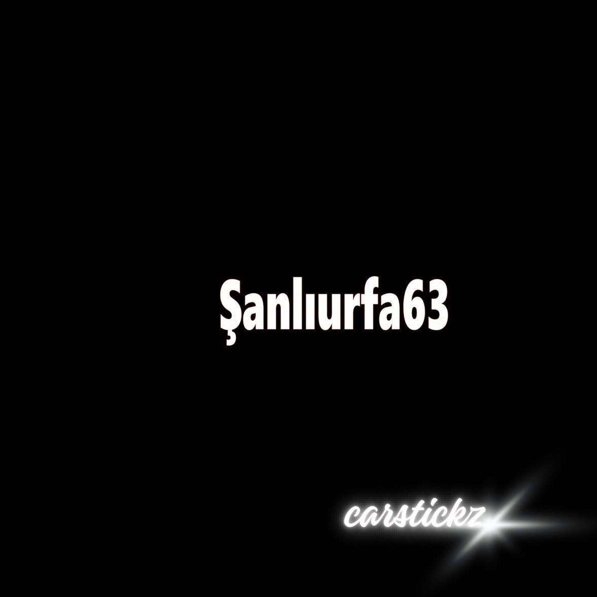 SANLIURFA 63 - carstickz