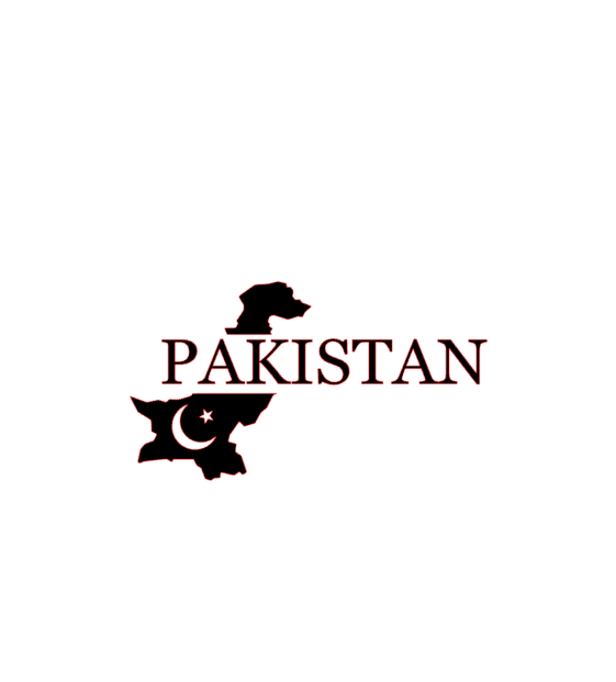 PAKISTAN LANDKARTE - carstickz