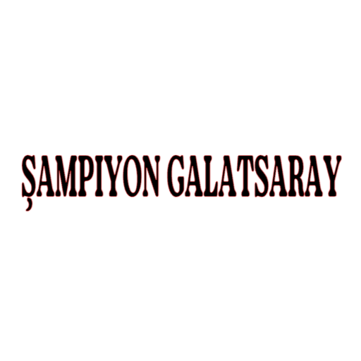 SAMPIYON GALATASARAY (3cmx30cm) - carstickz