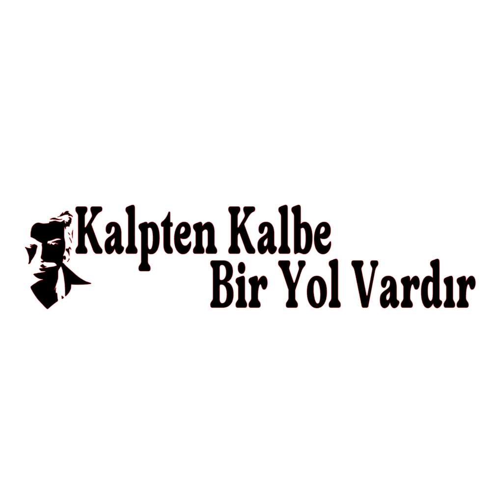KALPTEN KALBE BIR YOL VARDIR (4cmx28cm) - carstickz