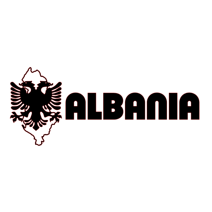 ALBANIA LANDKARTE - carstickz