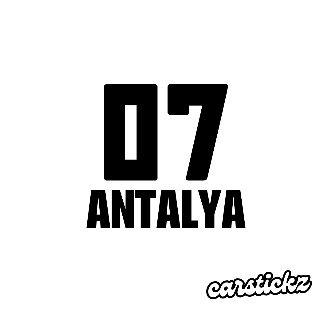 ANTALYA 07 (8cmx3cm) - carstickz