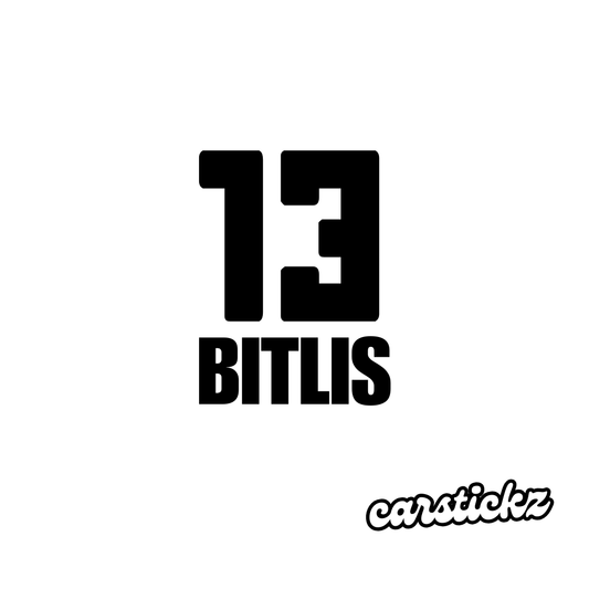 BITLIS 13 (8cmx3cm) - carstickz