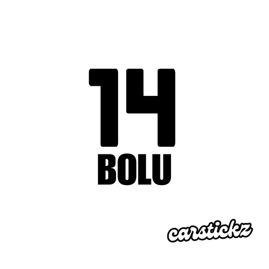BOLU 14 (8cmx3cm) - carstickz