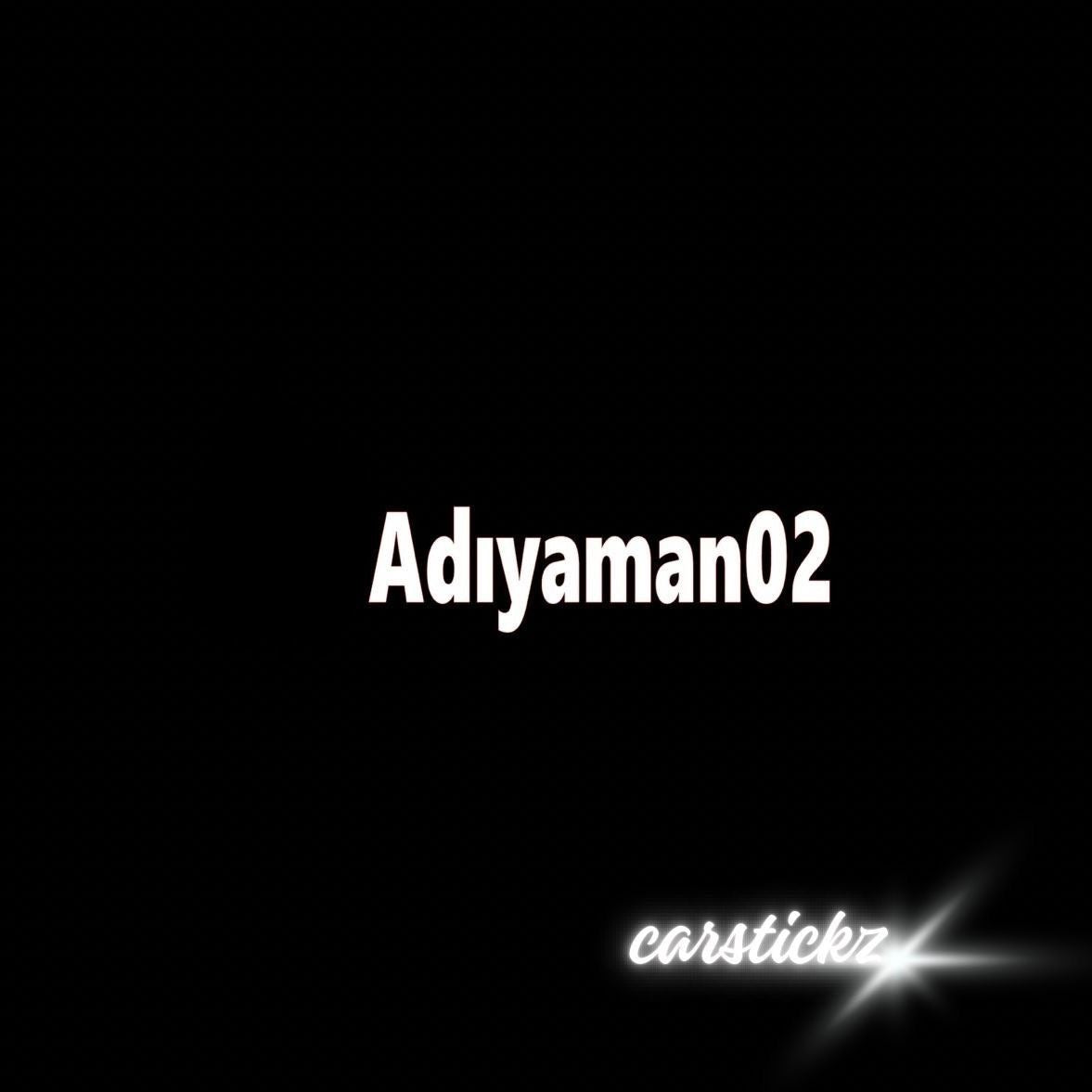 ADIYAMAN 02 - carstickz