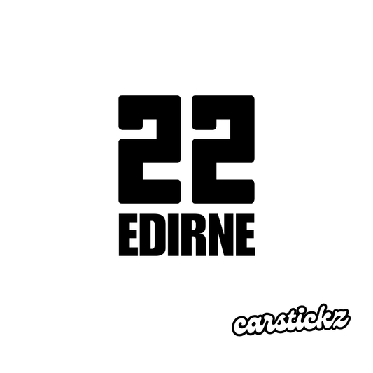 EDIRNE 22 (8cmx3cm) - carstickz