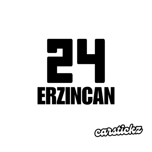 ERZINCAN 24 (8cmx3cm) - carstickz