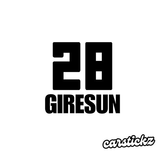 GIRESUN 28 (8cmx3cm) - carstickz