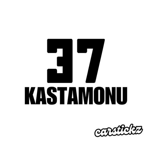 KASTAMONU 37 (8cmx3cm) - carstickz