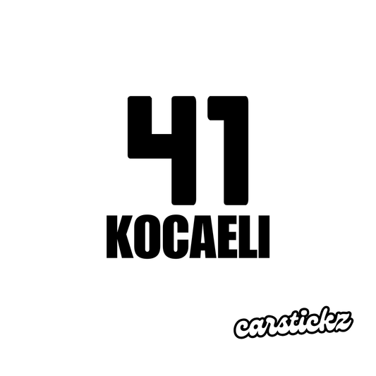 KOCAELI 41 (8cmx3cm) - carstickz