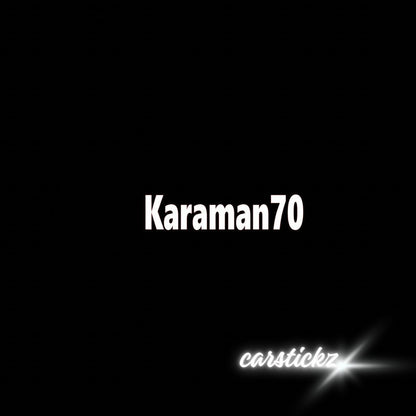 KARAMAN 70 - carstickz