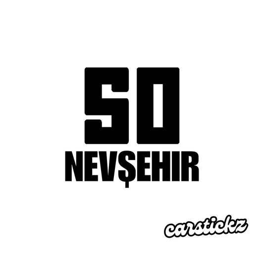 NEVSEHIR 50 (8cmx3cm) - carstickz