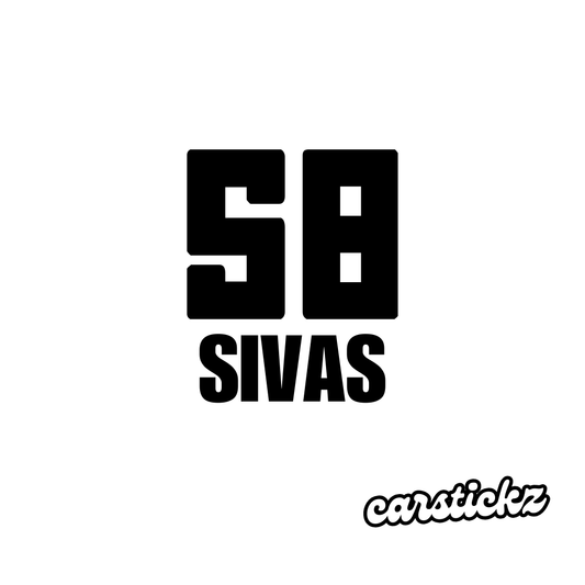 SIVAS 58 (8cmx3cm) - carstickz