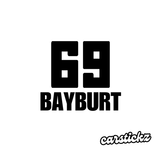 BAYBURT 69 (8cmx3cm) - carstickz