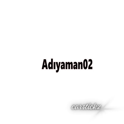 ADIYAMAN 02 - carstickz