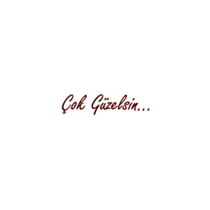 COK GÜZELSIN (2cmx9cm) - carstickz
