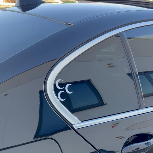ÜC HILAL FLAGGE (2cmx4cm) - carstickz
