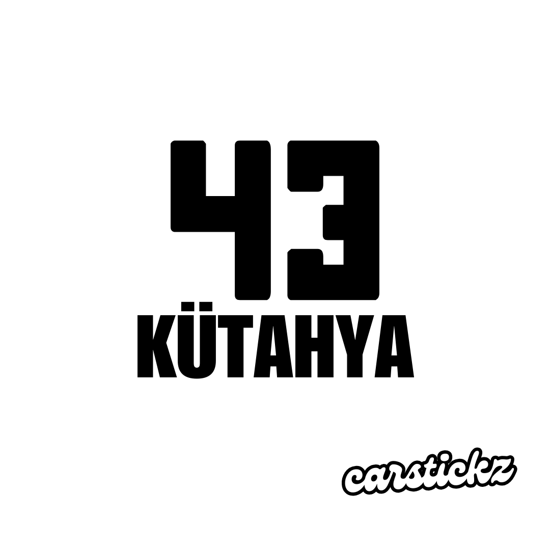 KÜTAHYA 43 (8cmx3cm) - carstickz