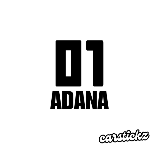 ADANA 01 (8cmx3cm) - carstickz