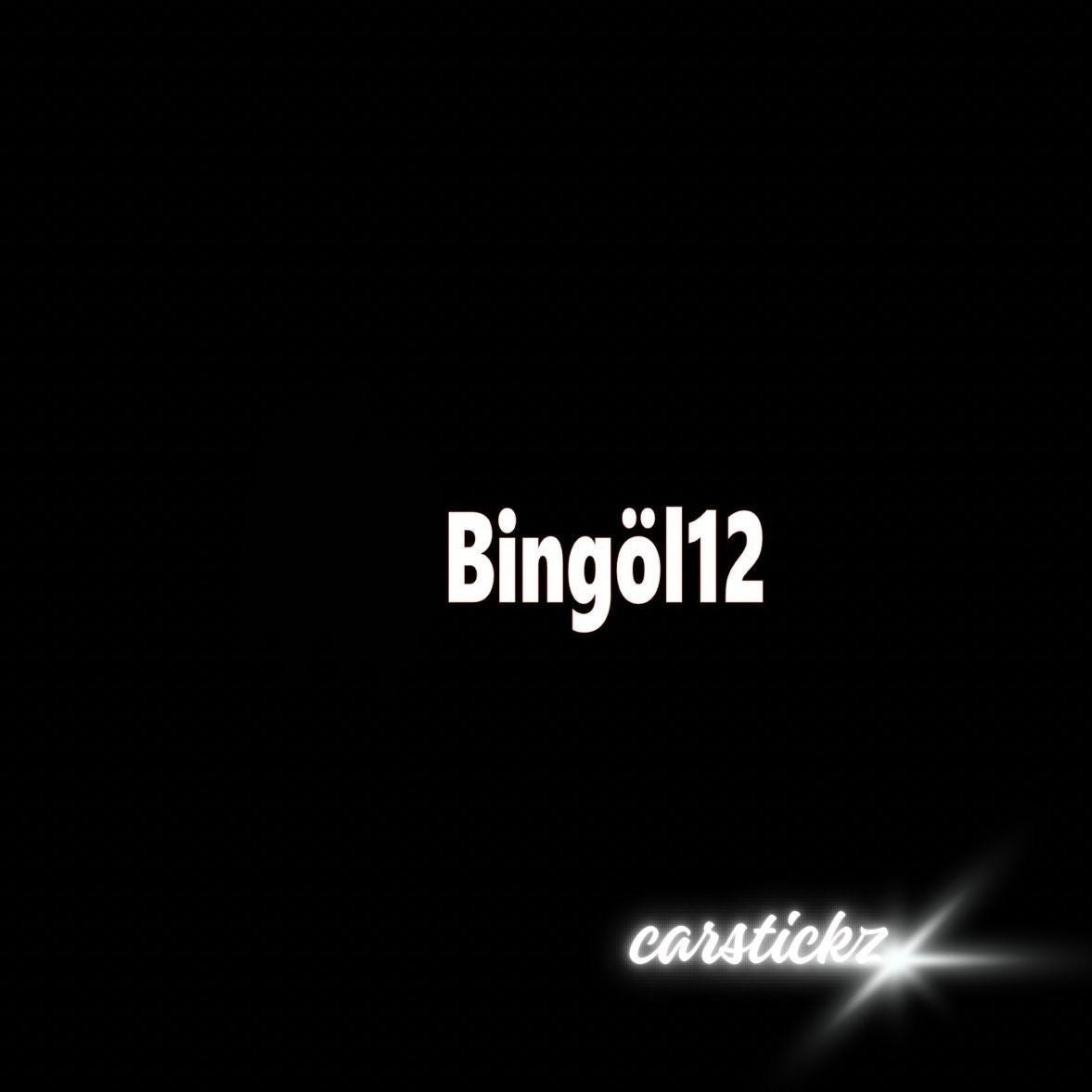 BINGÖL 12 - carstickz