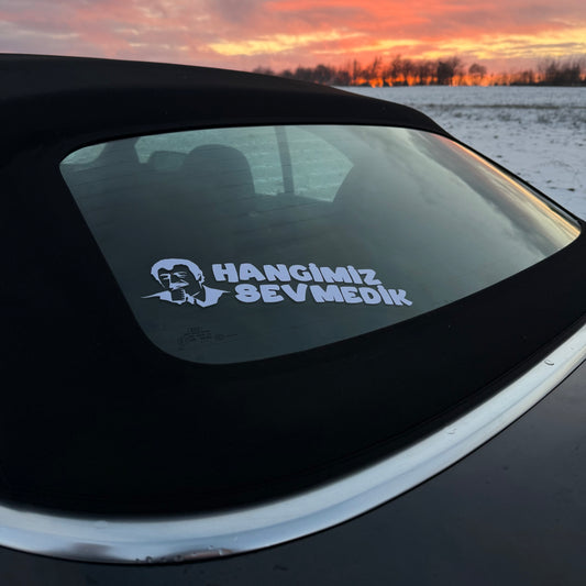 HANGIMIZ SEVMEDIK (4cmX30cm) - carstickz