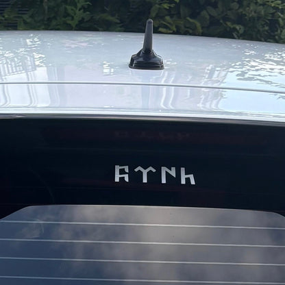 GÖKTÜRK STICKER (2cmx15cm) - carstickz