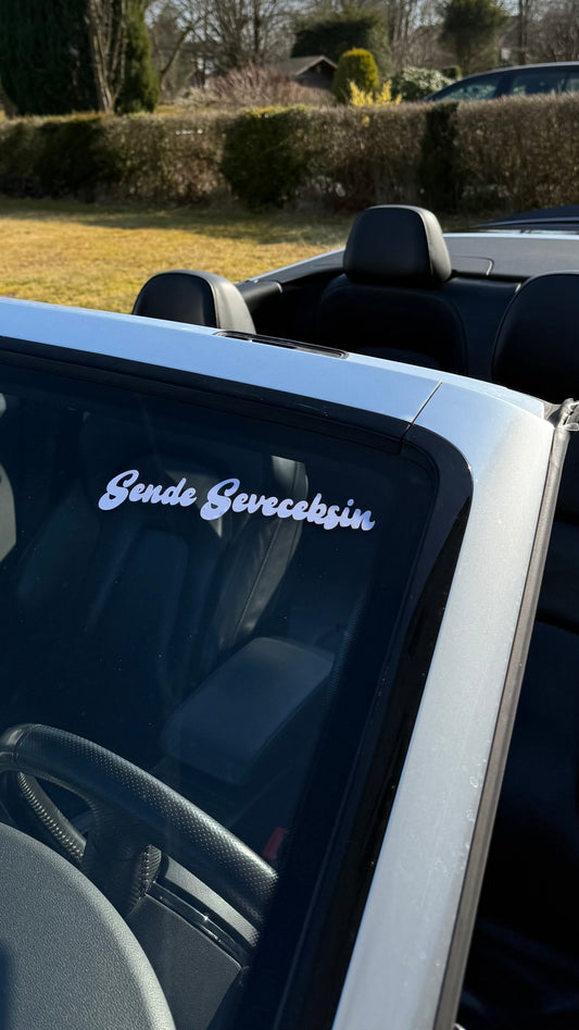 SENDE SEVECEKSIN (2cmx17cm) - carstickz
