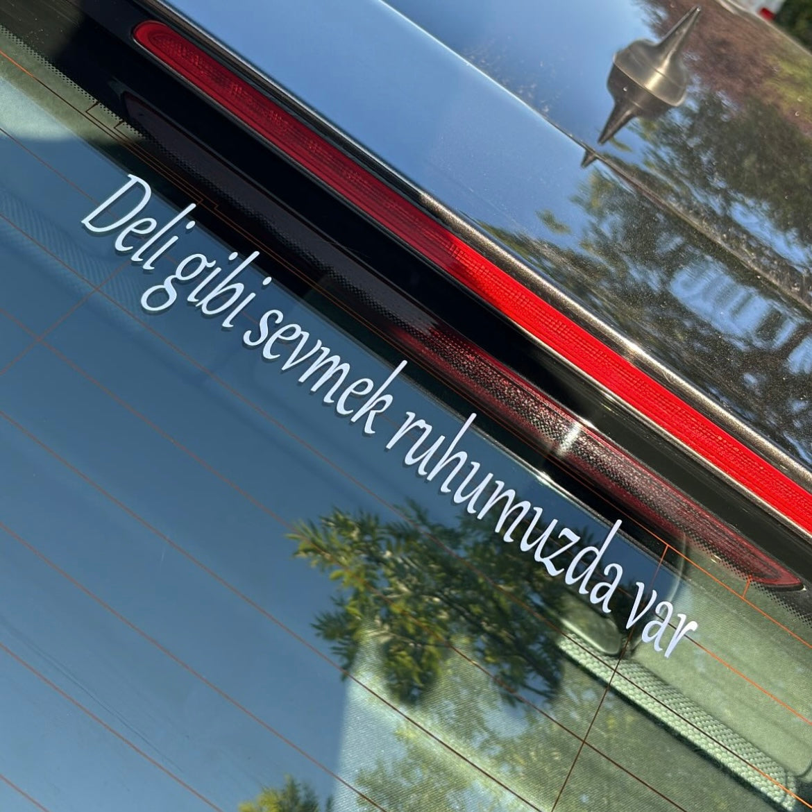 DELI GIBI SEVMEK RUHUMUZDA VAR (3cmx17cm) - carstickz
