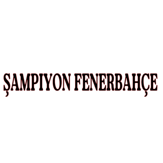 SAMPIYON FENERBAHCE (3cmx30cm) - carstickz