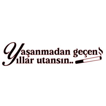 YASANMADAN GECEN YILLAR UTANSIN (4cmX28cm) - carstickz