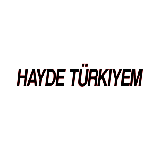 HAYDE TÜRKIYEM (3cmx20cm)