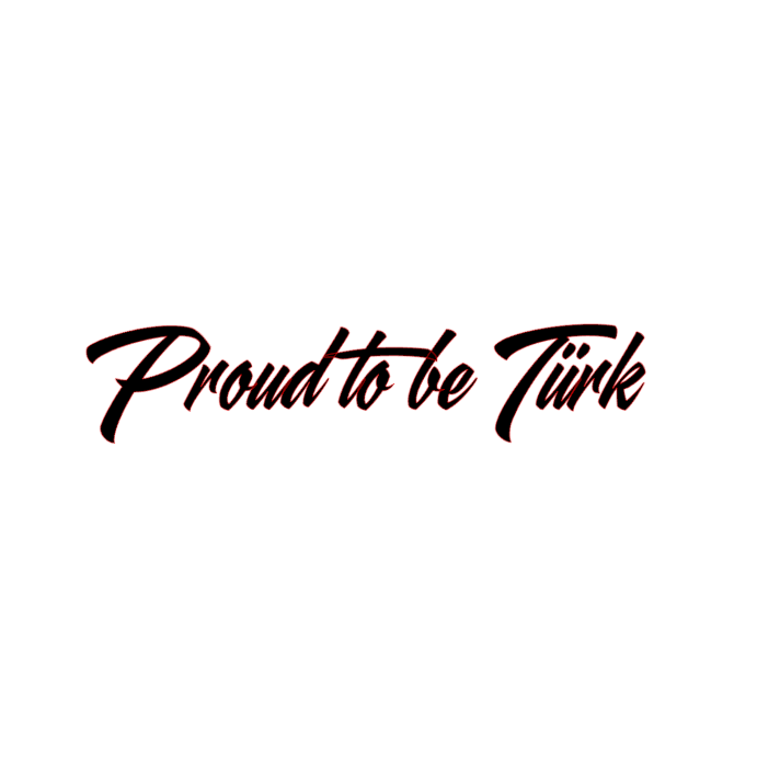 PROUD TO BE TÜRK (3cmx20cm)