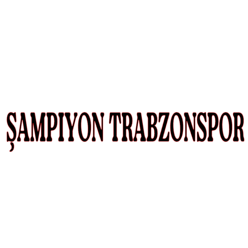 SAMPIYON TRABZONSPOR (3cmx30cm) - carstickz