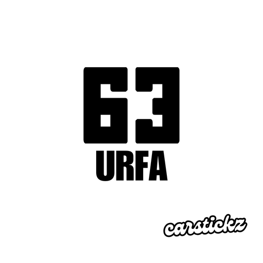 URFA 63 (8cmx3cm) - carstickz
